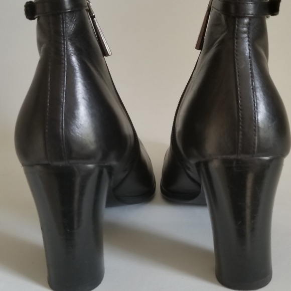 Kimel Design Ankle Boots 8.5M Black Leather - Picture 6 of 8